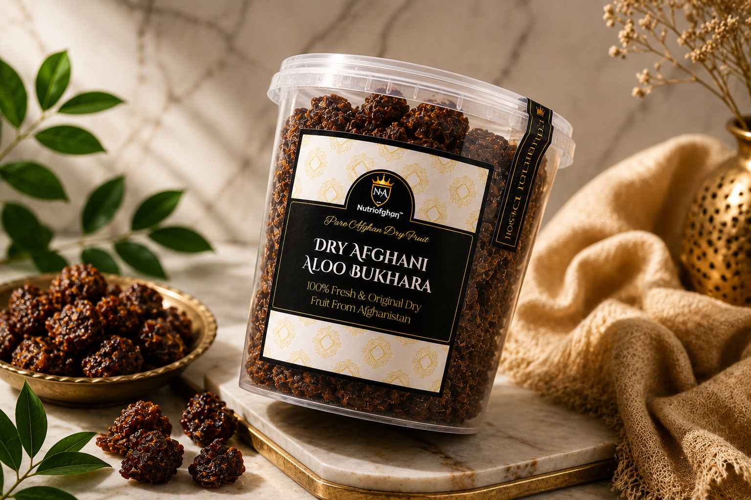 Dry Afghani  Aloo Bukhara