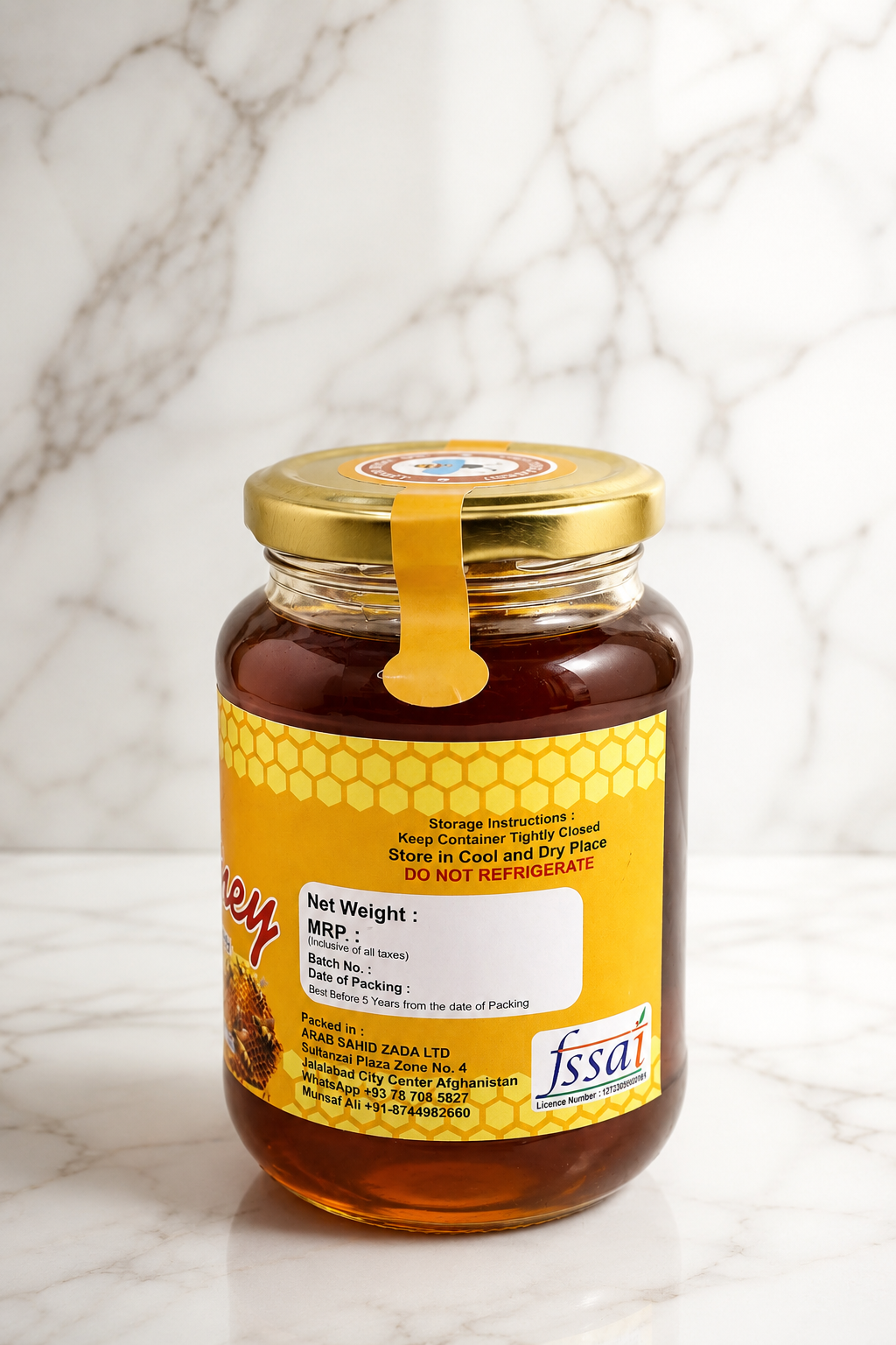 Honey Raw Unprocesse 500gm only