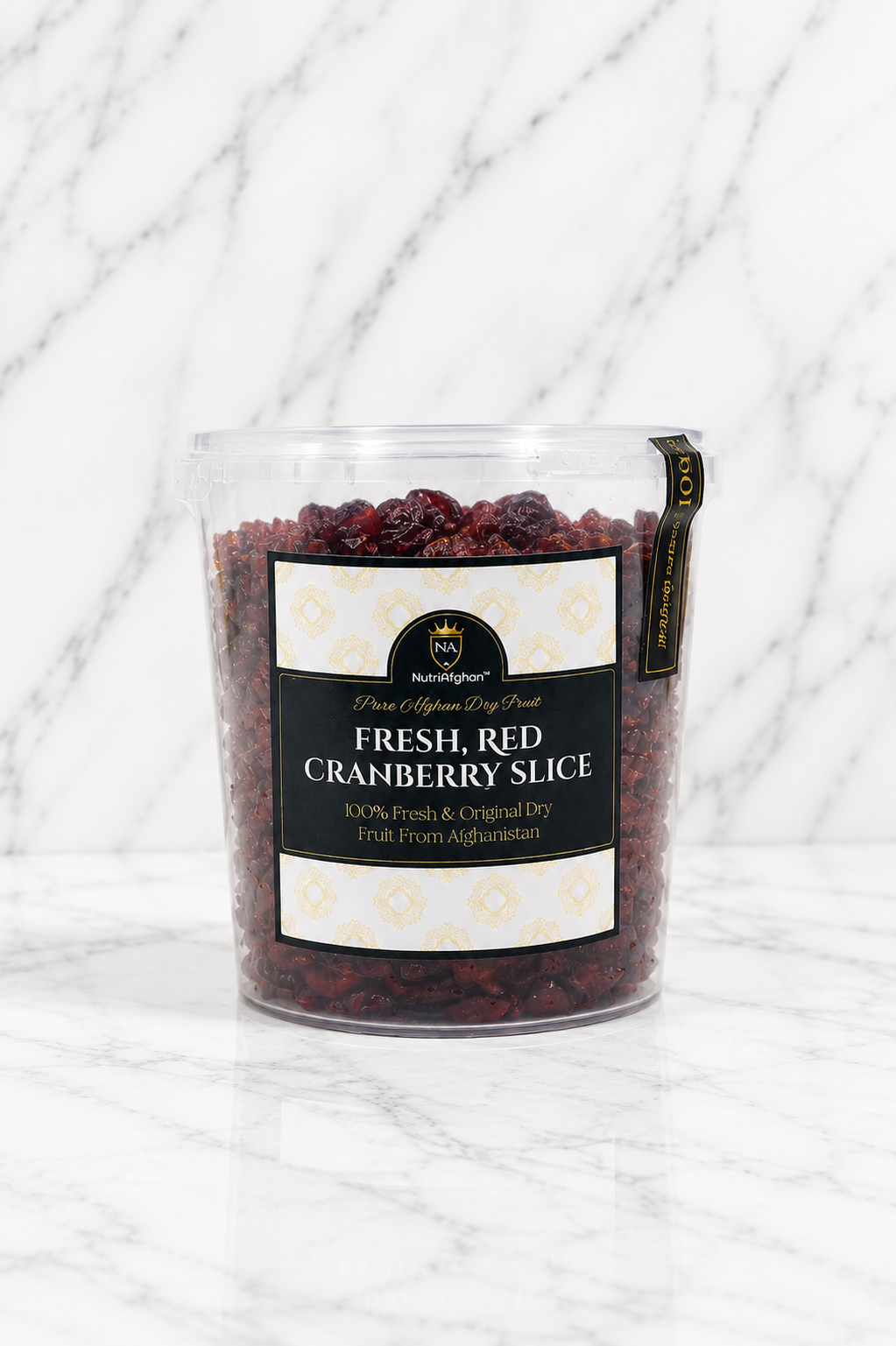 Fresh , Red Cranberry Slice